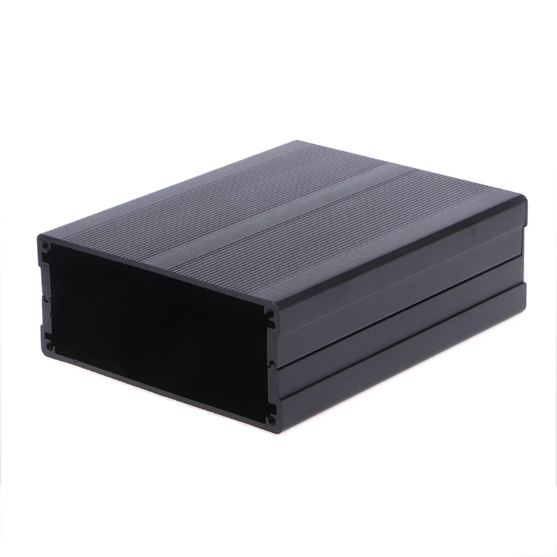 Aluminum Box Enclosure DIY Electronic Project Instrument Case 120x97x4 Black switch box