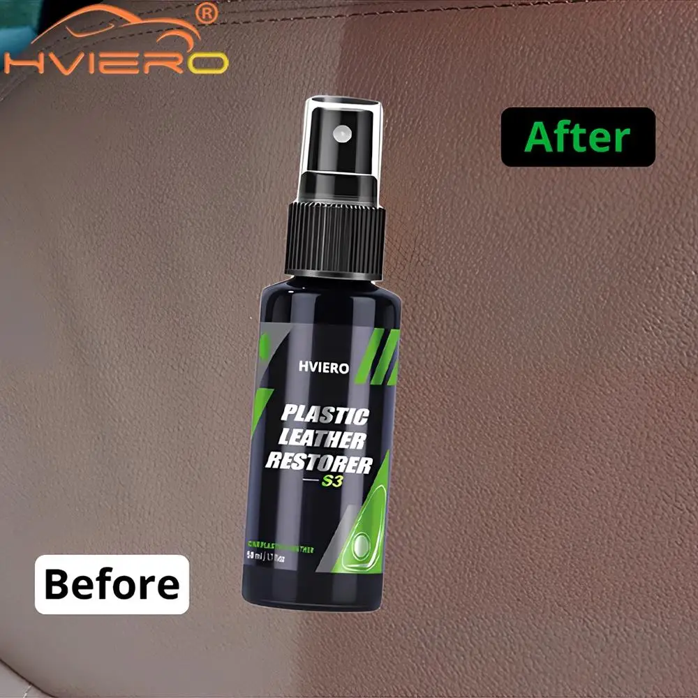 Car Interior Plastic Renovator Restorer Foam Cleaner Spray 50/100/300ml