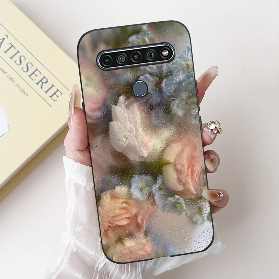 Cute Letters Cartoon Soft TPU Matte Phone Case Cover