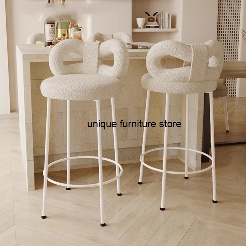 

Party Library Bar Stools Tall Nordic Reception Vanity Saloon Bar Chair Living Room Garden Sgabello Cucina Living Room Furniture