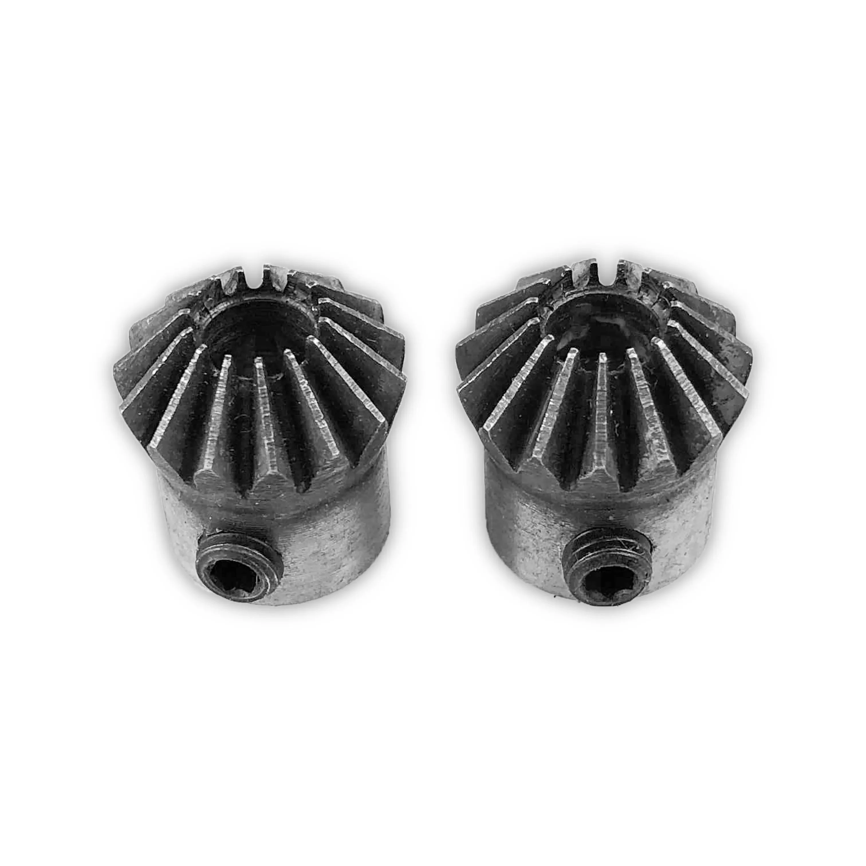 2 Engrenages Coniques Module 0.8, 15 Dents, Trou 5mm - Lot Neuf Uxcell