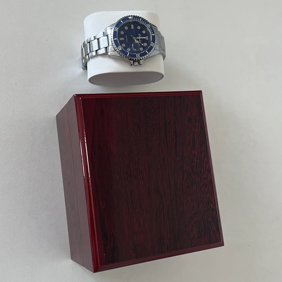 1 Grid Watch Storage box Wood material watch storage box
