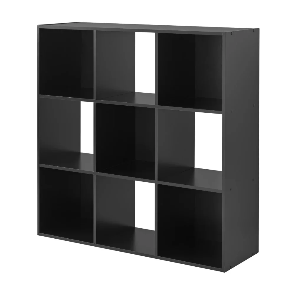 

Mainstays 9-Cube Storage Organizer, Black Furniture Decoration Classical Classic Style Bookcases