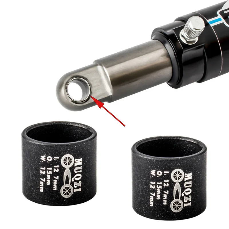 Kit Boccole Per Ammortizzatore Posteriore Rockshox/Fox - Compatibile MTB E DH, Larghezza 7-14mm, Con Materiale DU (Delrin)