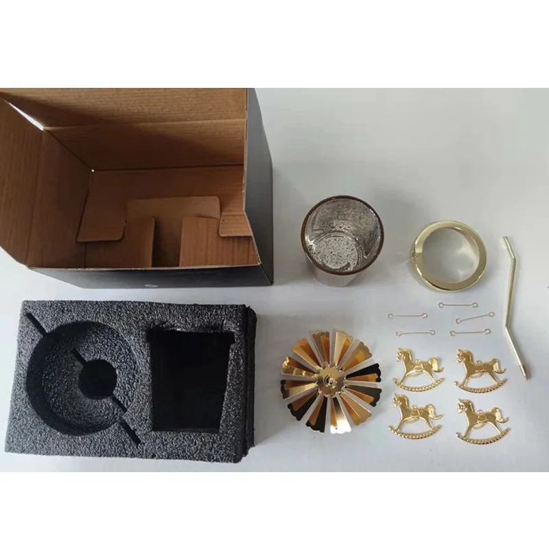 Rotating Candle Stick Holder Gold Candlestick Home Decoration Romantic Valentine's Gift Party Room Decor Carousel Candle Stand 6 Rotating Candle Stick Holder Gold Candlestick Home Decoration Romantic Valentine's Gift Party Room Decor Carousel Candle Stand 6