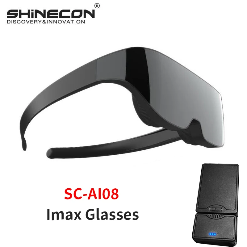 VR SHINECON SCAI08 Imax Glasses Wearable Home Theater Smart Wireless