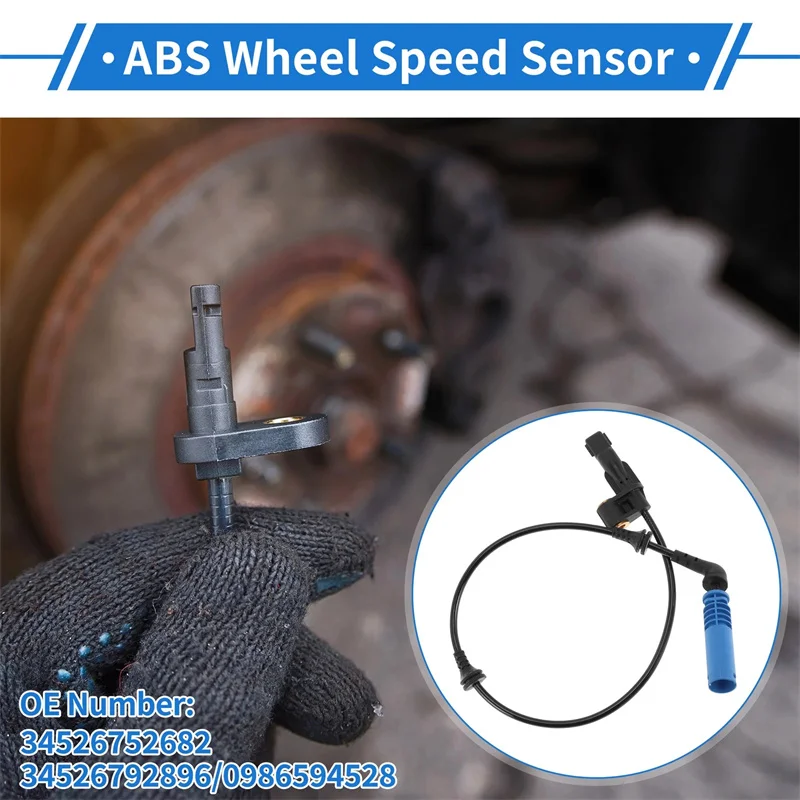 34526792896 34526752682 Front Right ABS Wheel Speed Sensor For 2001-2008  E46 E85 320I 325CI 325I 330CI 330I M3 Z4 Auto Parts