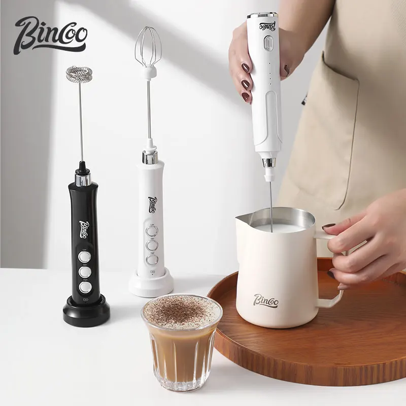 Handheld Wireless Electric Blender Milk Foamer Coffee Whisk Mixer Egg