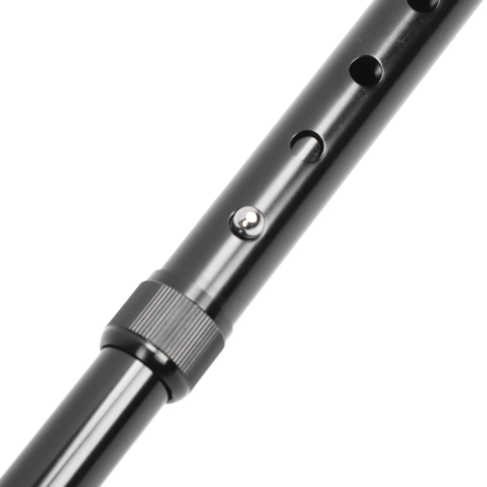 Walking cane adjustable height anti slip lightweight retractable senior walking stick 4 pronged base for mountaineering