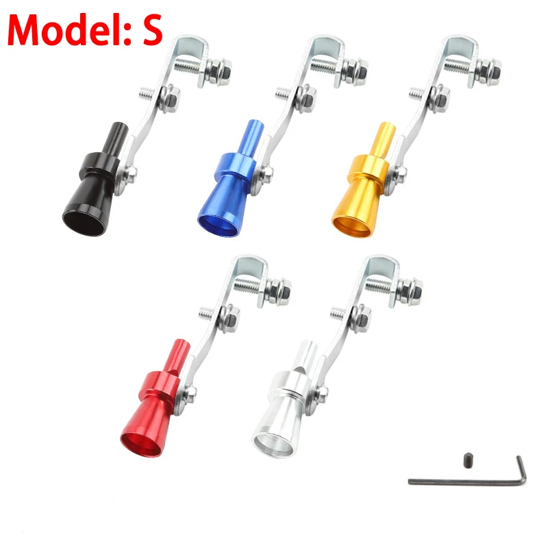 Exhaust Pipe Tip Tail Pipe Muffler Exhaust Flex Pipes Car Exhaust Catalytic Converter Motorbike Car Exhaust Fake Turbo Whistle