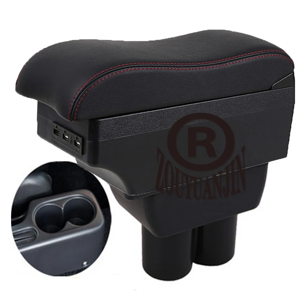 

For Suzuki Jimny Armrest Box Central Content Interior Elbow Arm Rest Storage Car-styling with USB Cup Holder