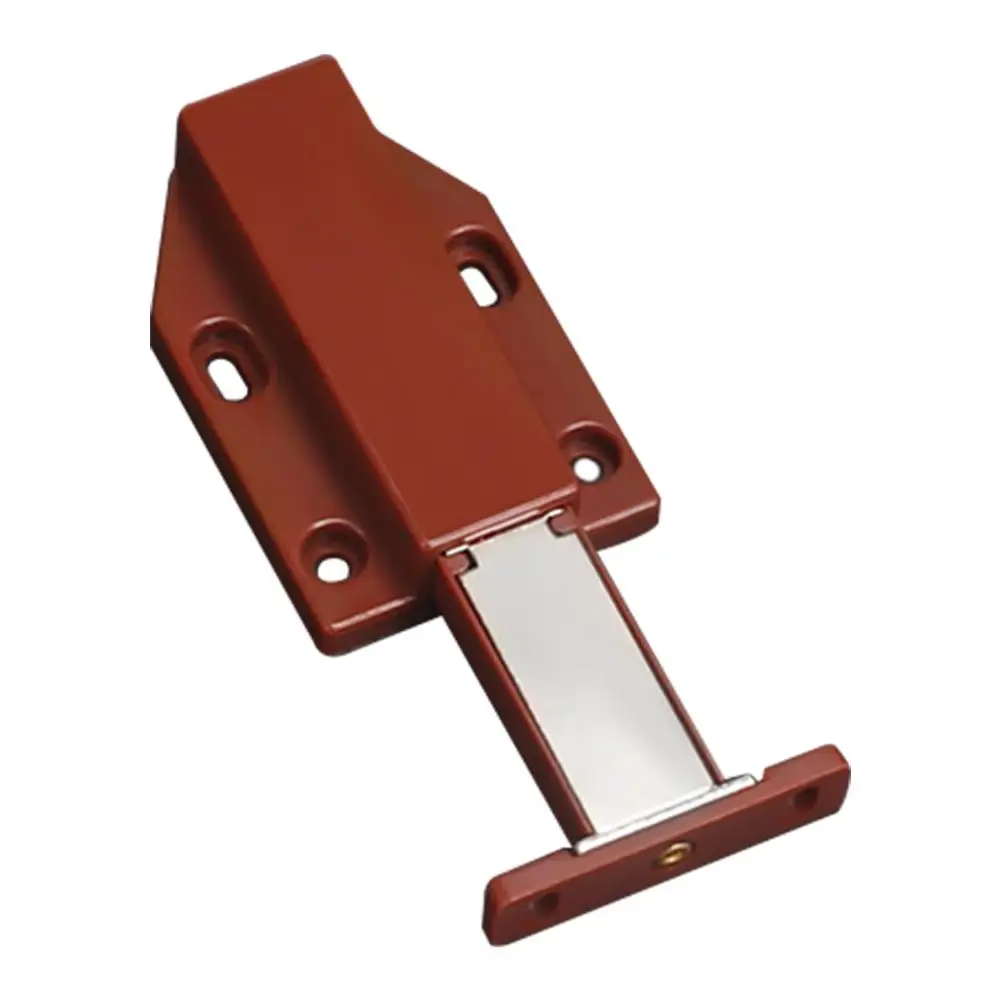 Cabinet Door Push Latch Strong Suction Push To Open ABS Single-headed Magnetic Release Latch for Closet