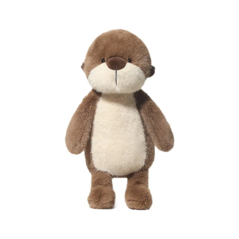 Kawaii Cartoon Sea Otter Plush Toy - Super Soft Brown Plush