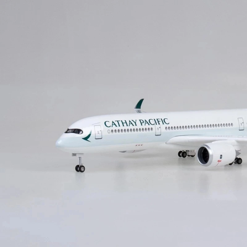 

47CM 1/142 scale aircraft A350 B747 Cathay Pacific aircraft model Samolotu Toy children's aircraft toy mini metal aircraft