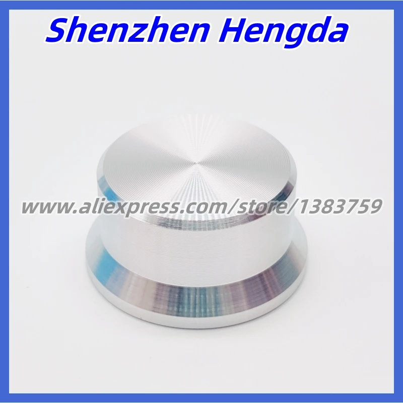 Колпачки для переключателей из алюминиевого сплава, 1 шт., ручка потенциометра Roatry, 30*15 мм, D, Тип вала, серебристый