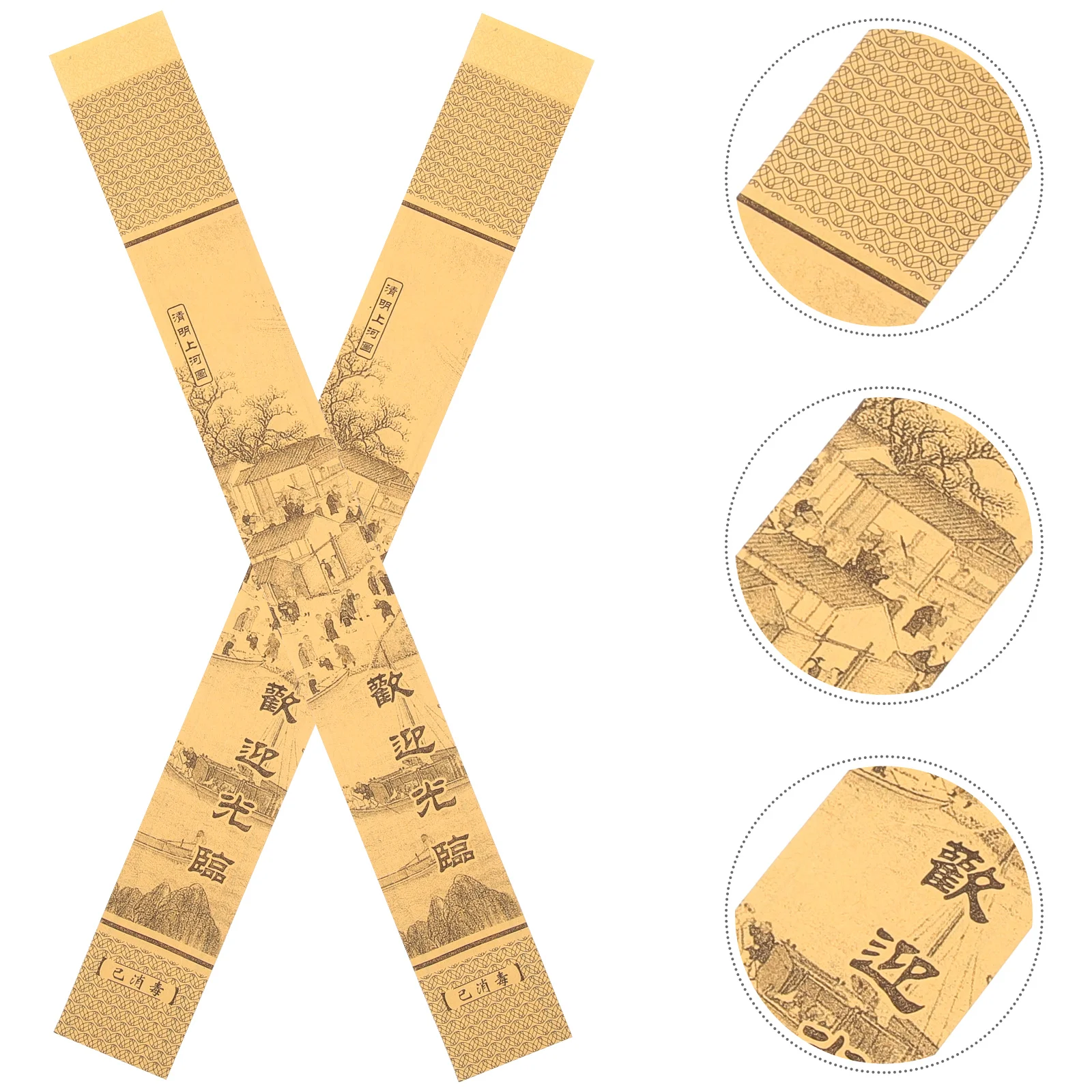500Pcs Disposable Chopsticks Bags Paper Sleeves Restaurant Takeout Supplies Storage Holders Tableware Pouches Cutlery Cases 5