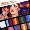 Water Activated 26 Colors Party Face Painting Kit Professional water-soluble safe Makeup Tattoo Face Body Paint Oil Painting 6