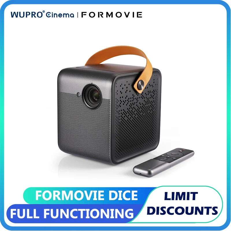 Formovie Mini Projector Dice Portable 700ANSI 1080 FHD For Home Global Version Theater Fengmi Smart Bluetooth Outdoor Camping TV