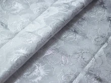  Gold Silk Yarn Dyed Embossed Flower Jacquard Fabric Multicolor Women's Bag Dress Jacquard Fabric 50cmx140cm 