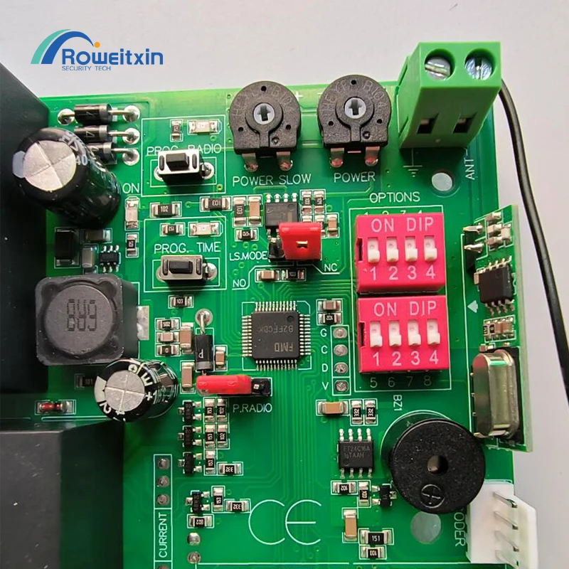 Gate Opener Control Board Universal Electronic Card for Sliding Gate Opener 220v AC 433.92Mhz