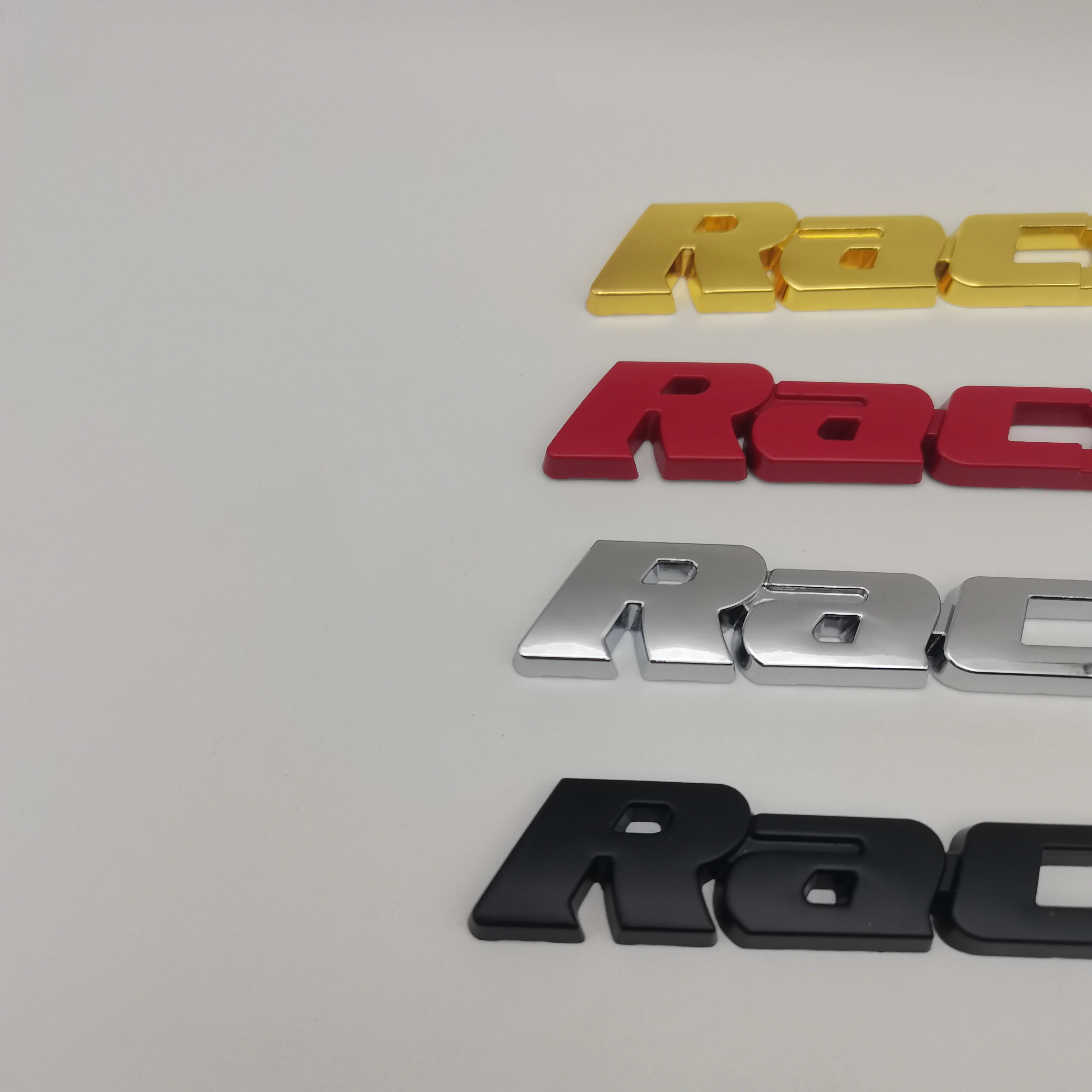 

1pcs 3D Car Rac-ing Car Sticker Speed English Metal Car Sticker Rear Tail Label Leaf Panel Side Label Car Accessories