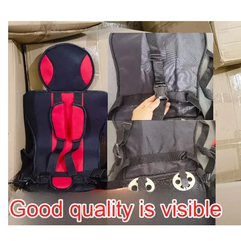 Car Child Safety Seat Simple Portable Baby Cushion Universal Seat Belt Fixed