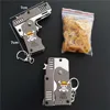 Keychain Rubber Band Toy Guns Folding Metal Gun Gifts Mini Pistol 6