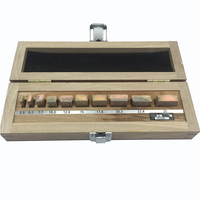 Grade micrometer inspect block gauge Gage blocks set, 2.5