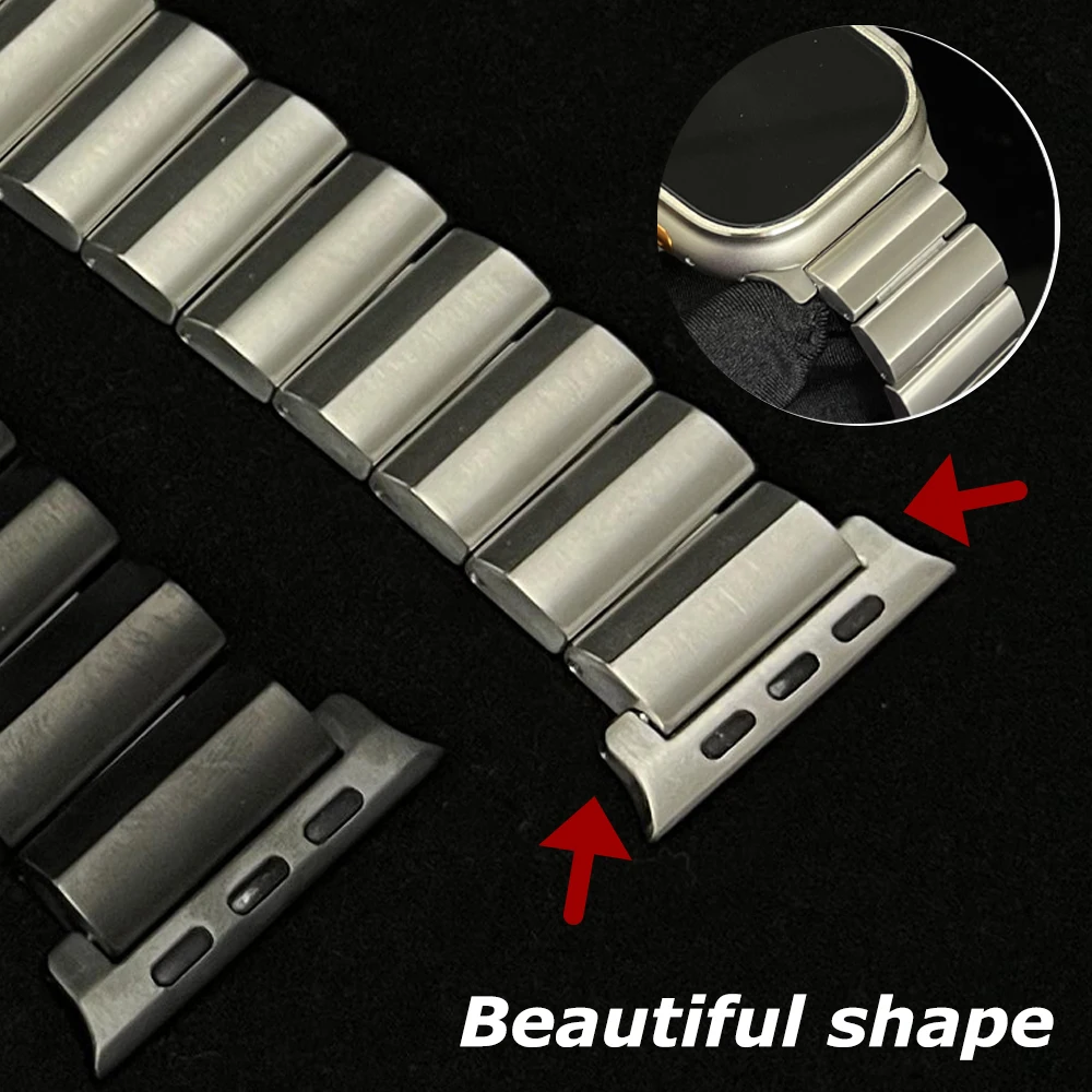 애플 워치 밴드용 티타늄 커넥터, 22mm, 49mm, 45mm, 44mm, 42mm, 커넥터 액세서리 어댑터, 아이워치 울트라 8 7 6 5 4 Se