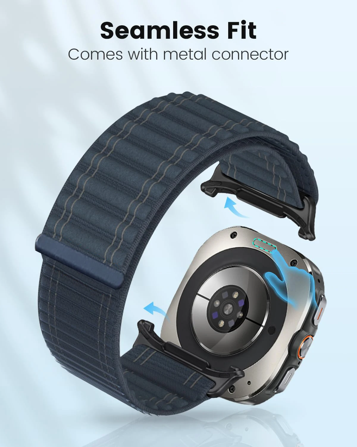 Nylon Loop For Samsung Galaxy Watch Ultra Strap 47mm Accessories Sport Breathable belt Bracelet Galaxy Watch 7 Ultra Band 47 mm 5 Nylon Loop For Samsung Galaxy Watch Ultra Strap 47mm Accessories Sport Breathable belt Bracelet Galaxy Watch 7 Ultra Band 47 mm – Bild 5