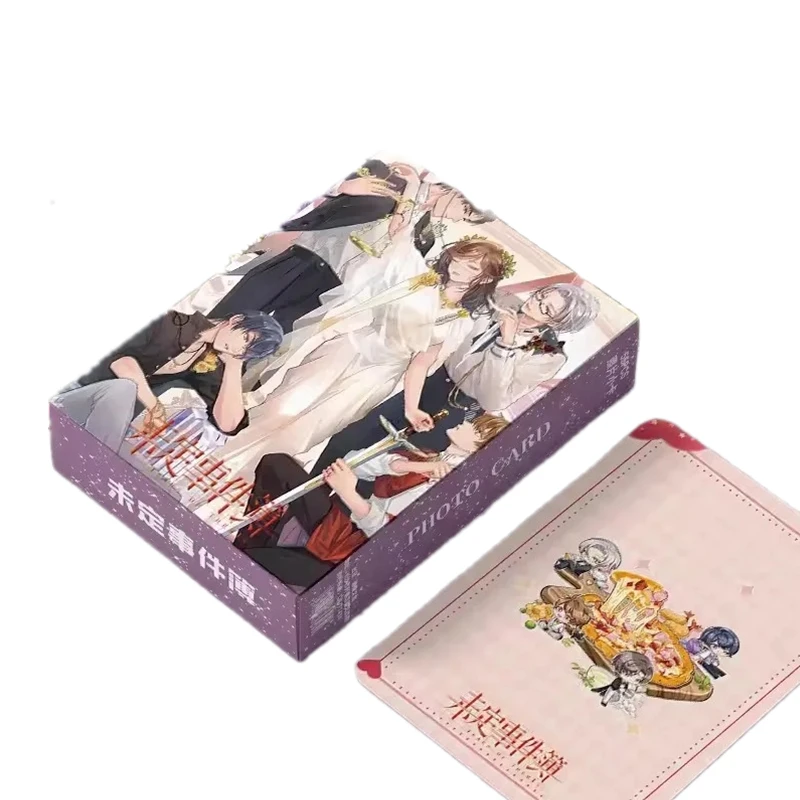 55 Pcs/Set Game Tears of Themis Laser Lomo Card Raven Libra Marius Cartoon Characters 3 Inches Photo Card Fans Collection Gift