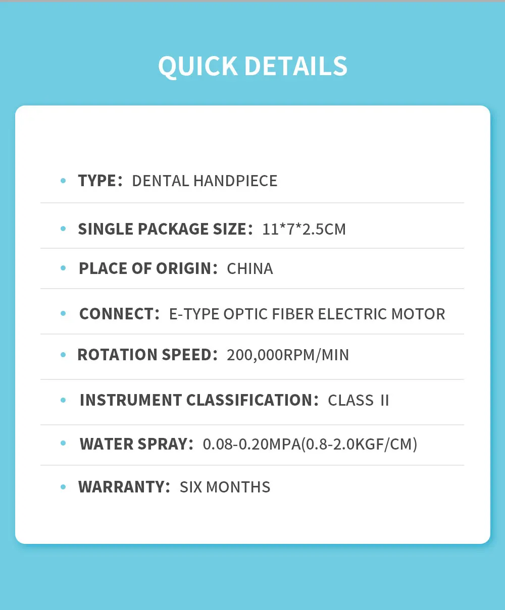 AZDENT Dental 1:5/1:1/20:1 LED Fiber Optic Low Speed Handstück Interne Spray Contra Winkel Push Button Handstück Zahnarzt Werkzeug – Detail 10