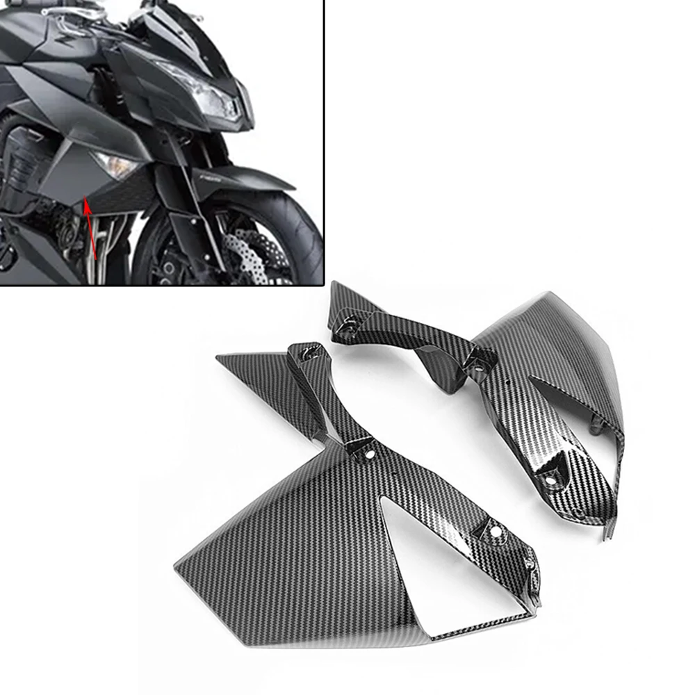 

Для KAWASAKI Z1000 Z 1000 2010 2011 2012 2013 ABS углеродное волокно мотоциклетный передний поворотный сигнал боковая панель обтекатель