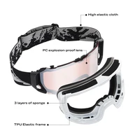 Double Layers Anti-fog Ski Goggles Snowmobile Ski Mask Skiing Glasses Men Women Snow Googles Snowboard Sunglasses free Case 2