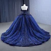 Elegant Princess Wedding Guest Dresses For Women Ball Gown Sweetheart Backless Cap Sleeve Short Sleeves RSM231116 Sequins 2