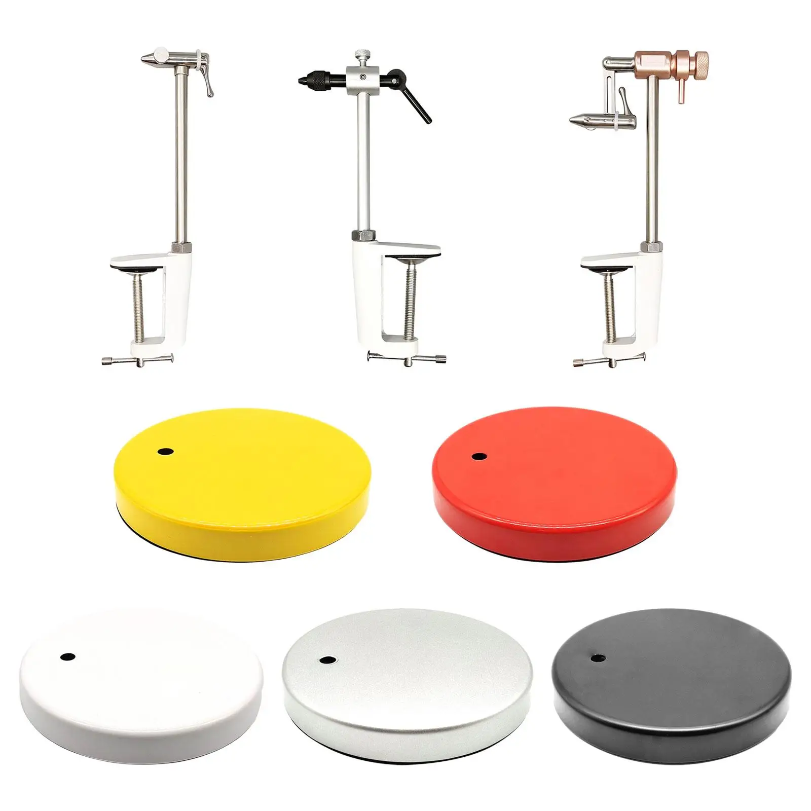 

Завязывающие нахлыстом тиски, аксессуары для изготовления рыболовной приманки, завязывающие крючки, завязывающие тиски, металлические запасные части, профессиональная Замена приманки для мух