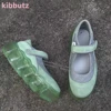 Bubble Sole Mary Jane Sneakers Round Toe Height Increasing Mixed Color Hook & Loop Slip-On Fashion Elegant Novelty Women Shoes 4