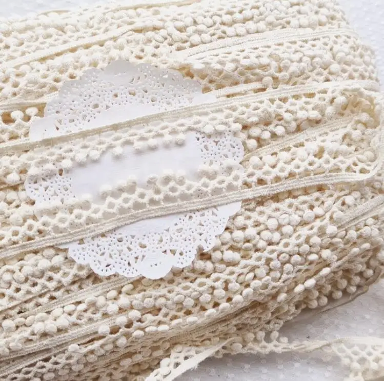 Cotton Embroidered Floral Lace Trim Ribbon 5 Meters 1.9cm Handicrafts DIY Sewing Craft Clothing Garment Accessories lace ribbon lace sewing supplies lace sewing accessories lace accessories lace garment accessories clothing accessories