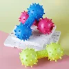 Pet Toys Small Dogs Rubber Resistance To Bite Sound Barbells Barbed Dumbbells Teeth Cleaning Chew Training Toys Pet Supplies 2