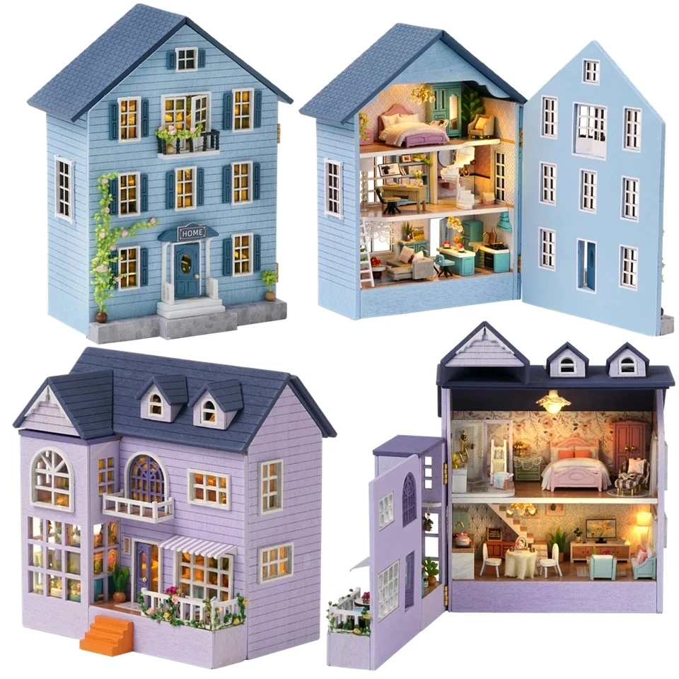 Em promoção! 1/12 Casa De Bonecas Em Miniatura De Um Supermercado Loja De  Madeira Frigorífico Brincar De Faz De Conta Mobiliário Cena Brinquedo Doll  House Decor Acessórios