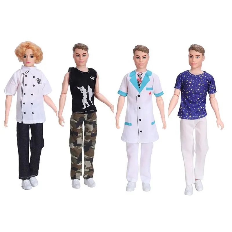 Kawaii Fashion Ken Doll Clothes Outfit Set - Kids Toys with Fast Shipping