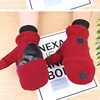 Winter warm Gloves Fingerless Convertible Thermal Mittens Gloves Windproof Polar Fleece Warm men women double-layer Flap Gloves 5
