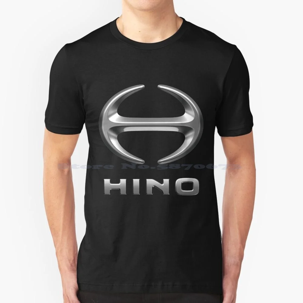 Hino Truck Motors Logo T Shirt 100% Cotone Tee Daf Truck Western Star Truck Peterbilt Kenworth Komatsu John Navistar Dina Truck