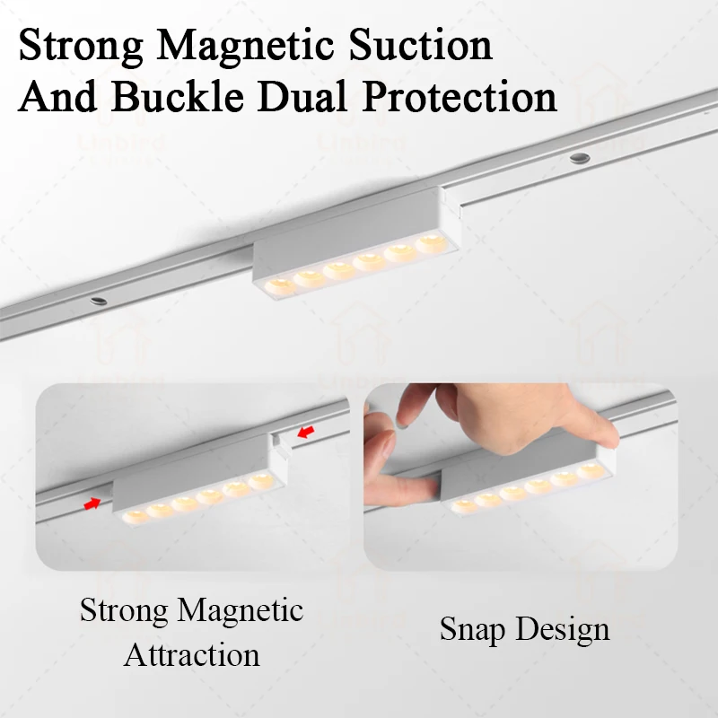 ST1 Series White Smart TUYA ZIGBEE Ultra Thin Aluminum Magnetic Track Light 6mm High Hardness Modern Flexible Fixture Home Room 5