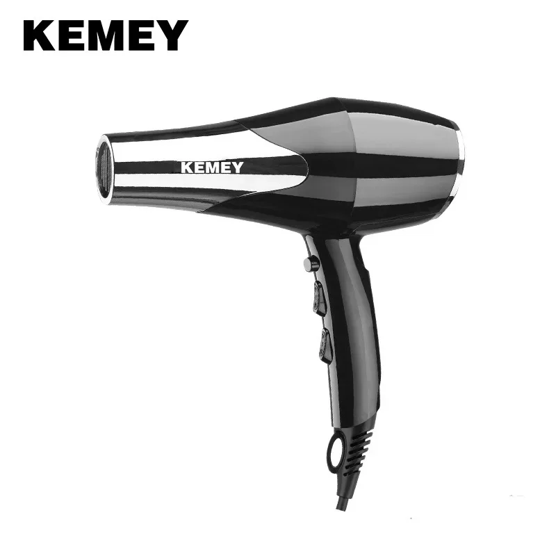 Kemei 3000 Watt Full Size Pro Hair Dryer Professional Salon Blow Dryer Concentrator Nozzle Attachments 3 Speeds fast Dry