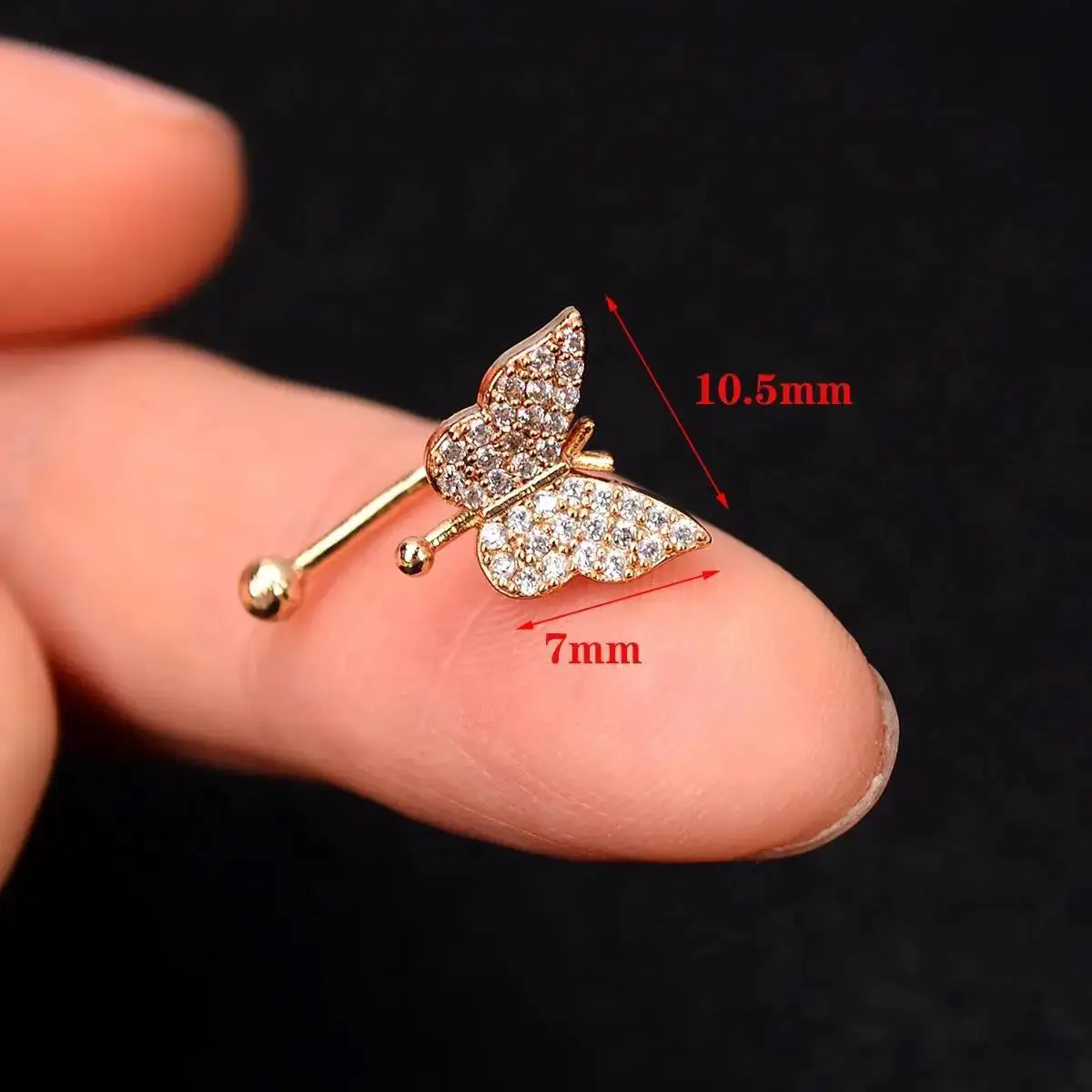 1pc Mode niedliche Blume cz Blatt Ohr manschette Clips am Ohrring für Frauen Mädchen kein gefälschter Piercing Knorpel Ohrring Ohrring ohne Loch – Detail 11