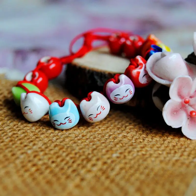 Bracelet Jewelry Animal Lucky Red Rope For Cat Coupl