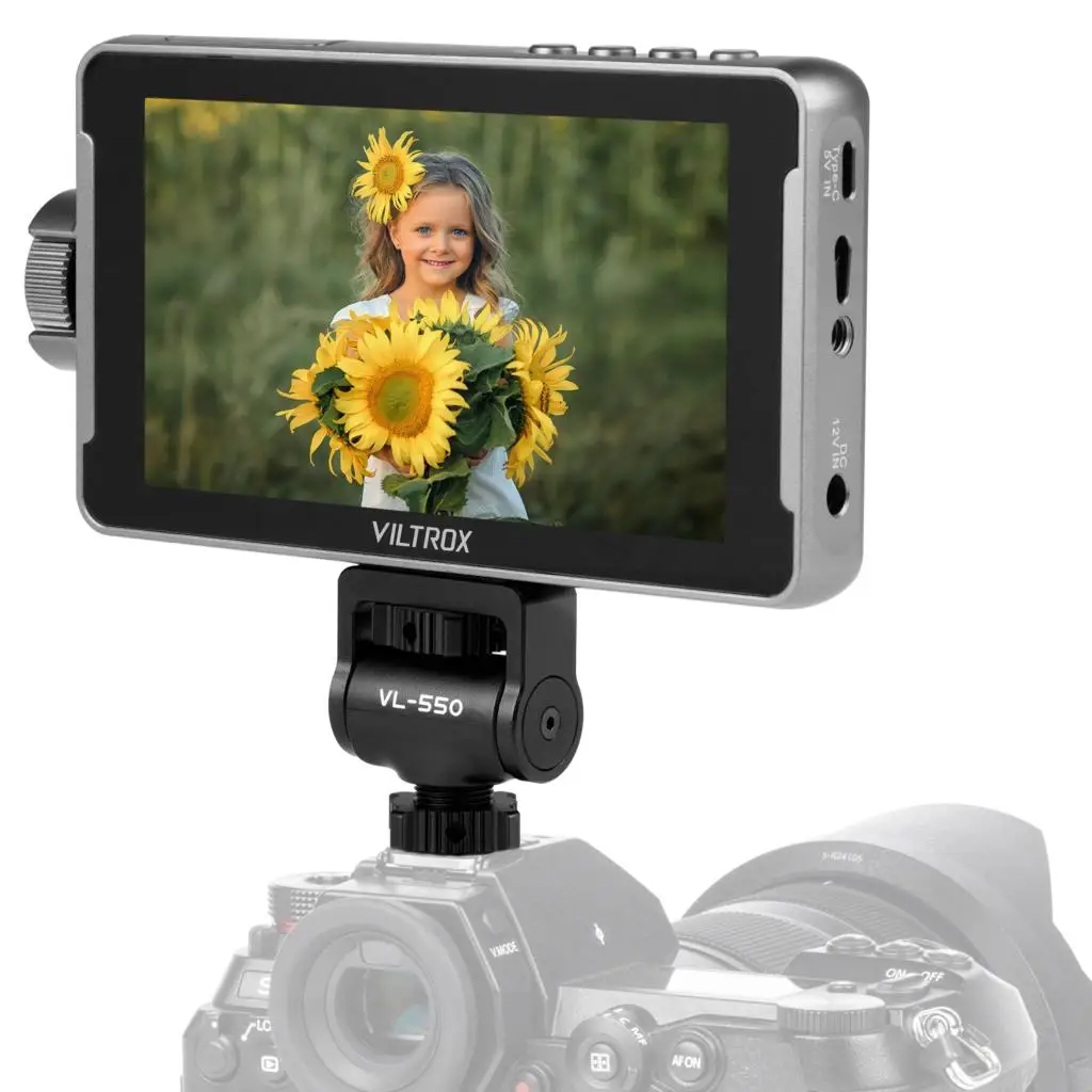 Portable HD Director Monitor 5.5-inch Touch Screen For Outdoor indoor Photography Vlogging Filmmaking TV Creating VILTROX DC-550