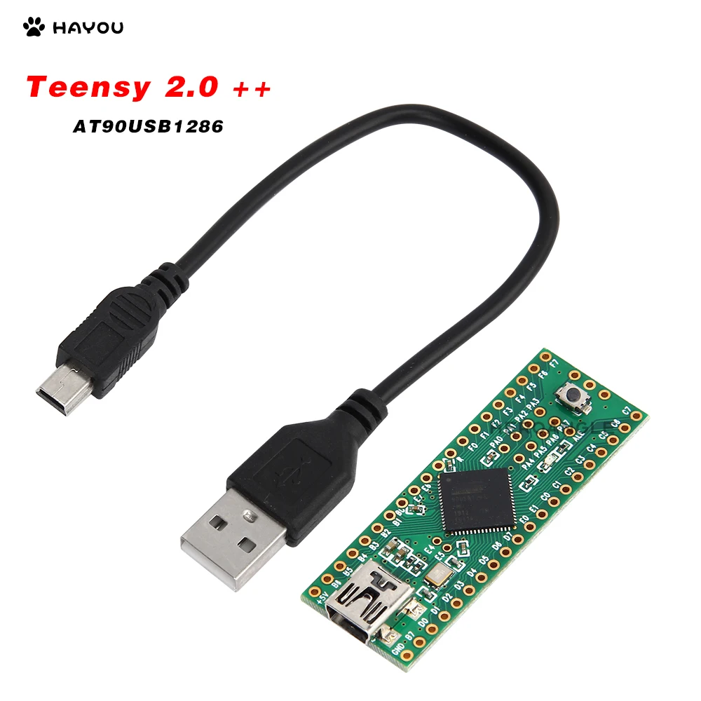 

AT90USB1286 Teensy 2.0 ++ USB Keyboard Mouse Teensy For AVR Experiment Board for PS3 Replacement