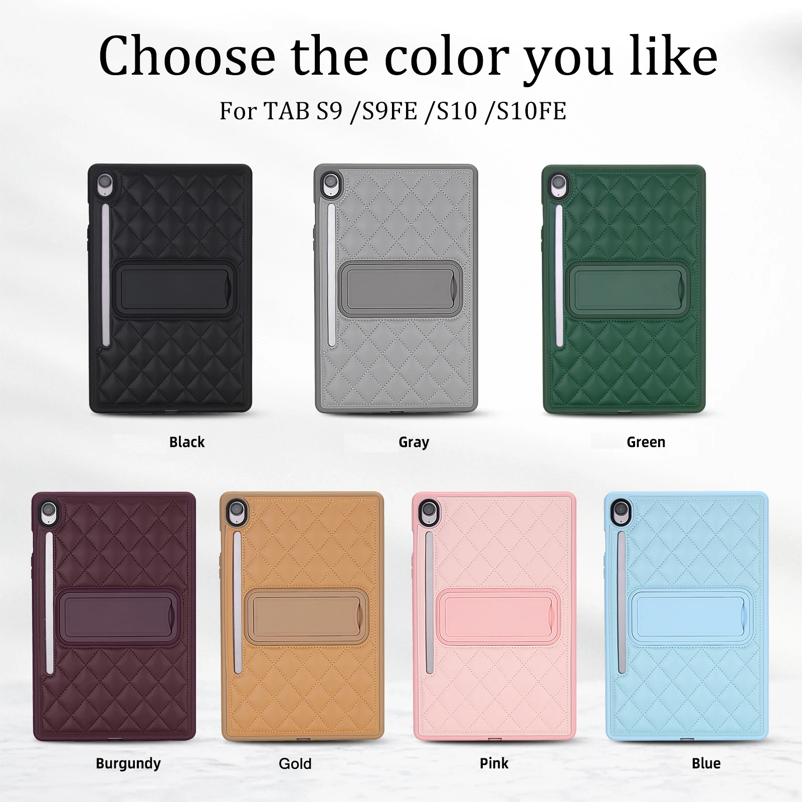 Luxury Leather Tablet Case with Kickstand and Stand Cover